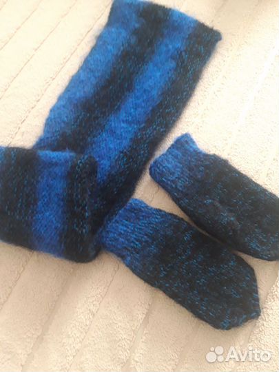 Варежки и Снут вязаные ручной работы