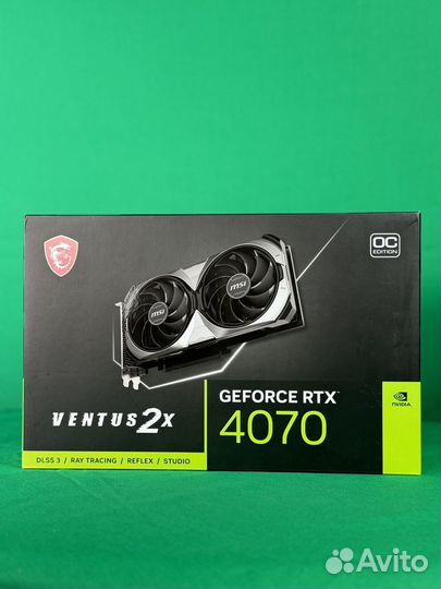 Видеокарта Msi Rtx 4070 Ventus 2x