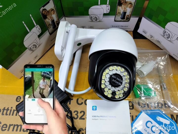 4G Камера наблюдения уличная под сим карту