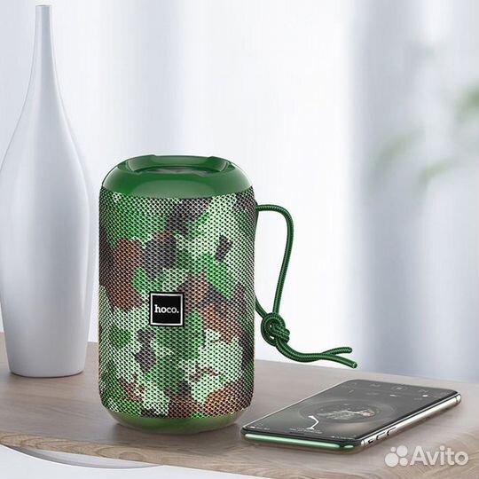 Портативная колонка hoco HC1 (camouflage green)