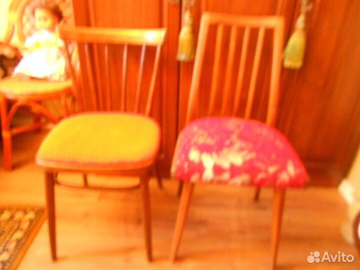 Винтажные деревянные стулья Шуман и Лигна