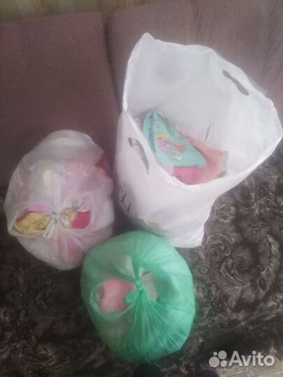 Детские вещи на девочку пакетом до года