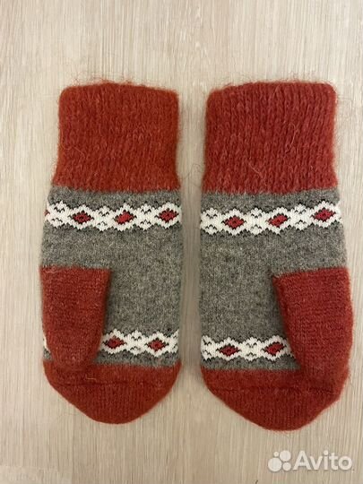 Варежки шерсть новые