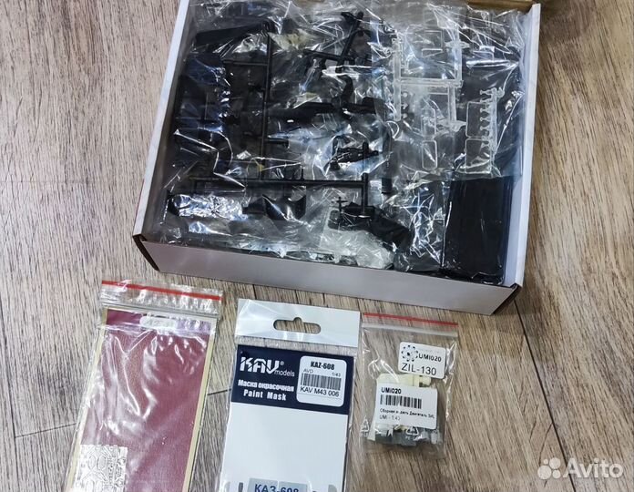 Модель автомобиля каз-608В с прицепом одаз-794