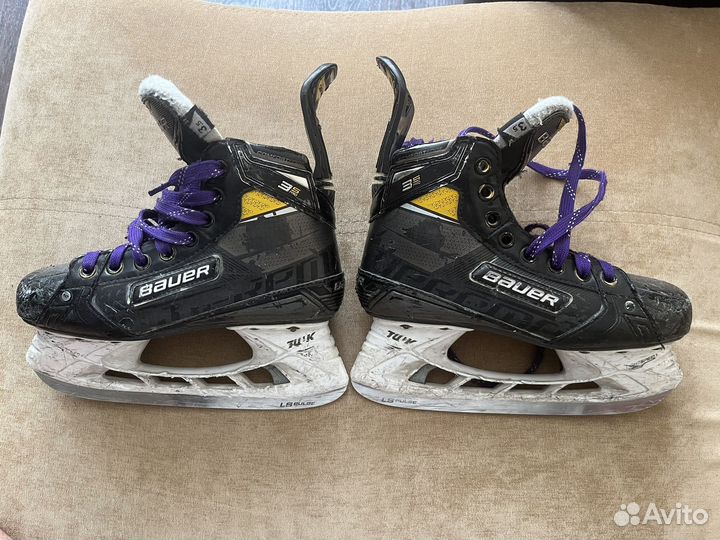 Коньки хоккейные bauer supreme 3s pro, размер 3,5D