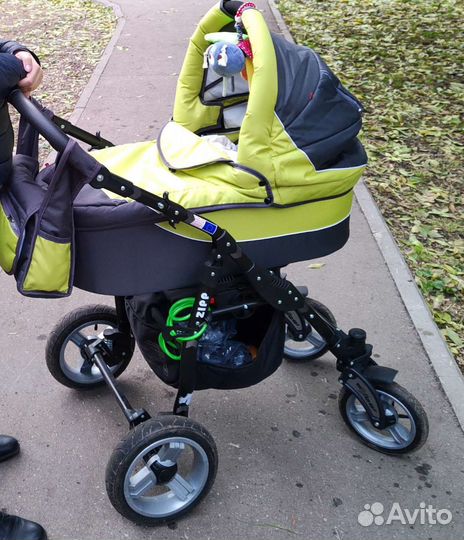 Детская коляска adbor zipp 2 в 1 green