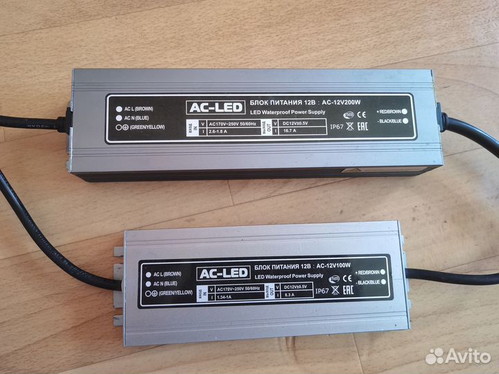 Блок питания 12В ip67