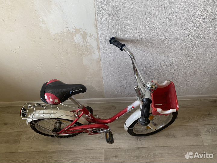 Детский двухколесный четырехколесный велосипед