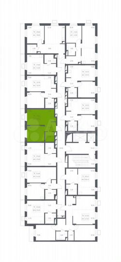 1-к. апартаменты, 33,6 м², 2/17 эт.