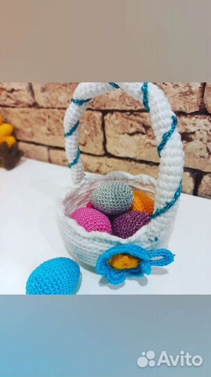 Вязаные цыплята