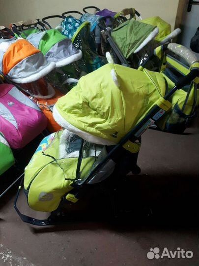 Санки коляска ника