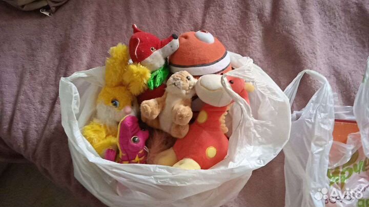 Мягкие игрушки пакетом бесплатно