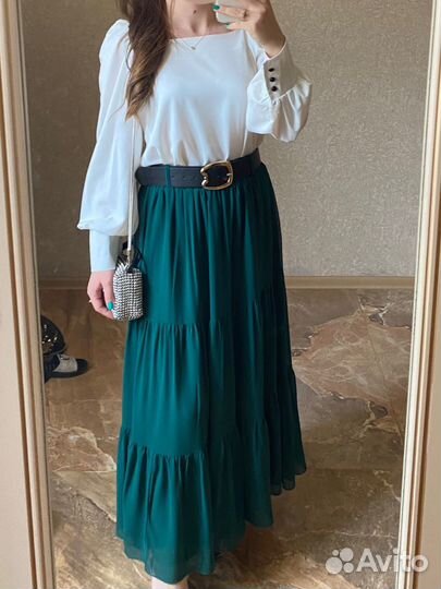Блузка с юбкой