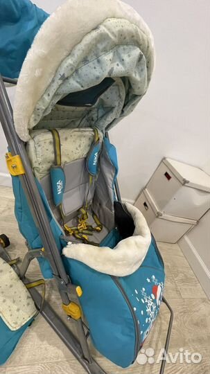 Детские санки коляска