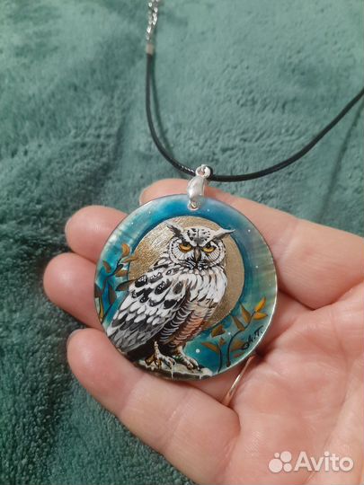 Кулон перламутровый 