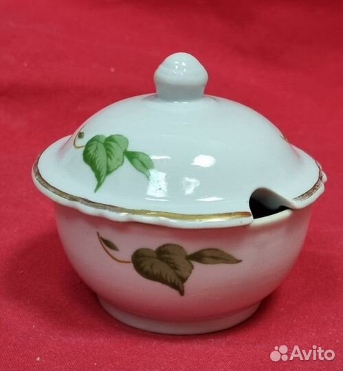 Солонка. Икорница. СССР. Дулево. Серия 