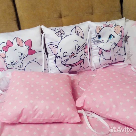 Бортики в детскую кроватку