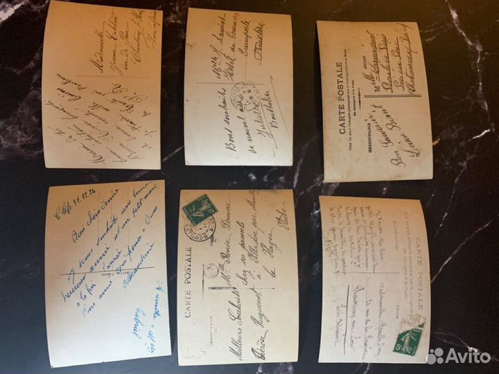 Открытки конец 19 нач 20 в. Франция подписаны
