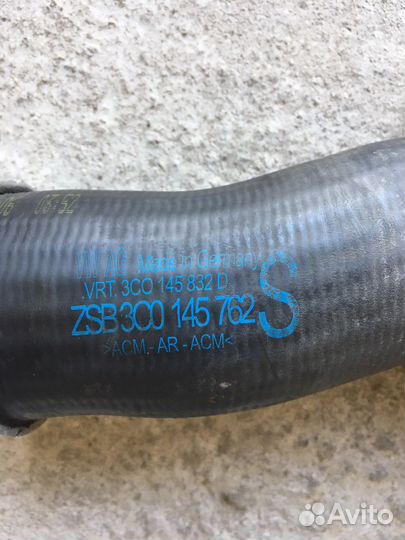 Патрубок интеркулера Audi A3 8P (3577)