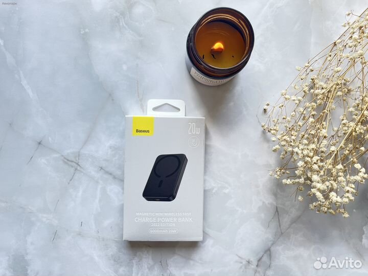 Оригинальный Повер Банк Baseus 6000мАч - MagSafe