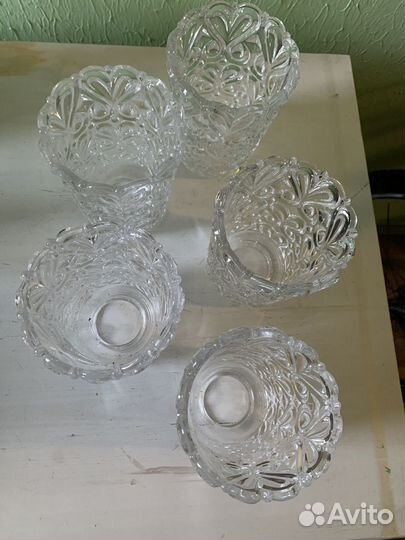 Хрустальные плафоны СССР морозные узоры