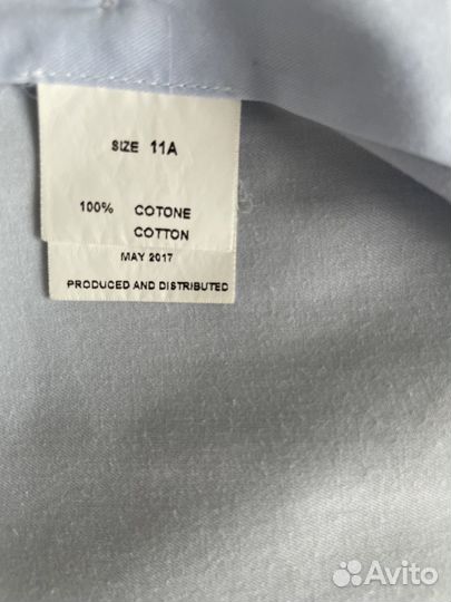 Легкая рубашка для мальчика 11 лет Италия