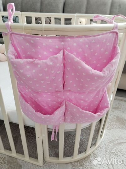 Кроватка трансформер с маятником 9 в 1