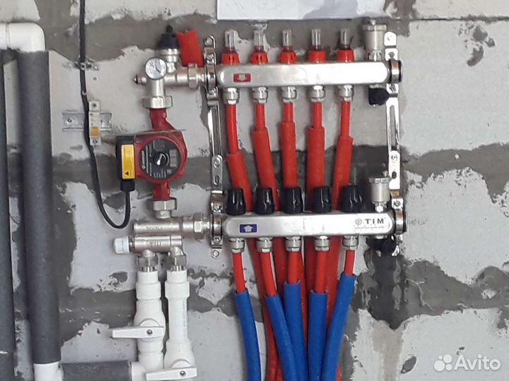 Сантехник отопление тёплый пол водоснабжение с/узе