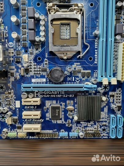 Материнская плата micro ATX S1155 gigabyte GA-H61M