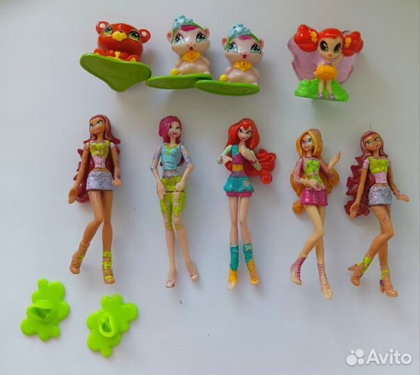 Winx love pet kinder/ Фигурки Винкс
