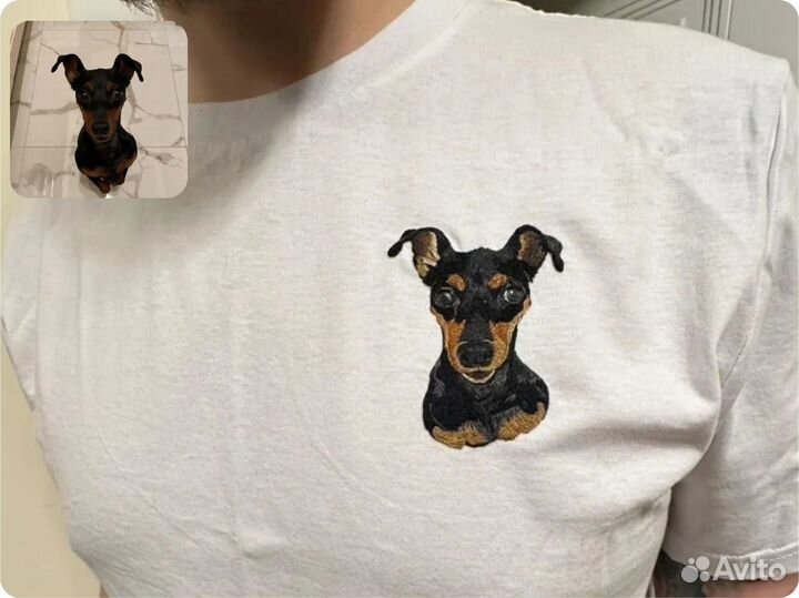 Вышивка портретов по фото ручной работы