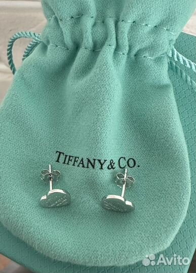 Серьги Tiffany Тиффани серебро