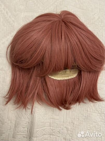 Парик розовый