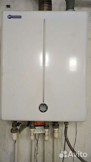 Газовый котел двухконтурный daewoo мм 100