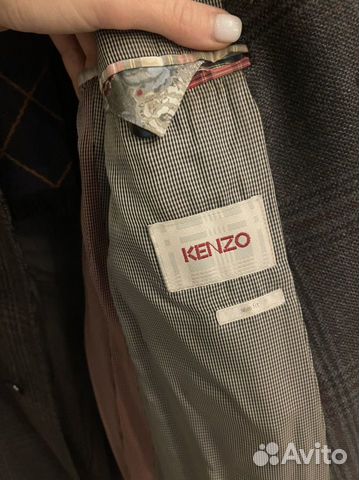 Пальто Kenzo. Шерсть. Оригинал