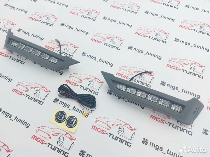 Уголки (B) с дхо на Mercedes G500 w463