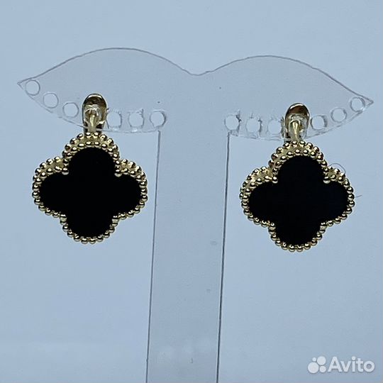 Серьги van cleef