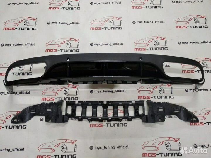 Диффузор Mercedes C coupe C205 AMG Edition 1