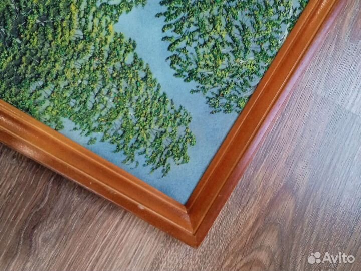 Картина из янтарной крошки