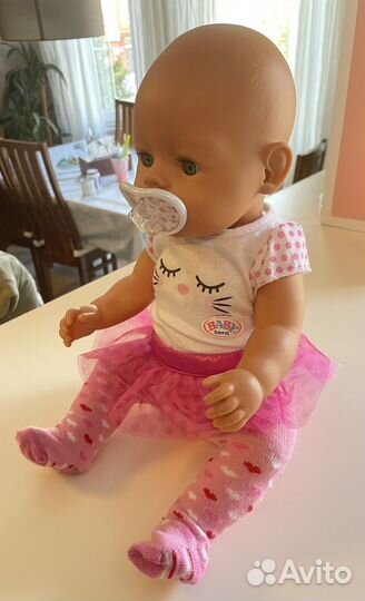 Кукла Baby Born + сиденье- переноска и аксессуары