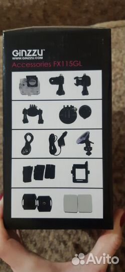 Экшен камера Ginzzu FX 115GL