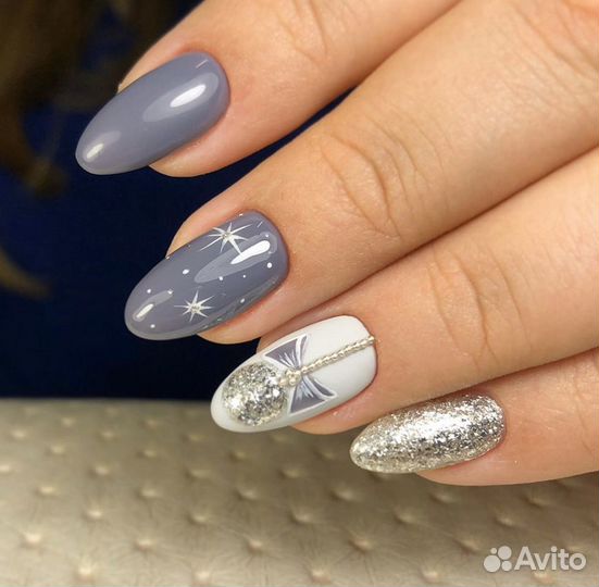 Наращивание ногтей,кор-ция,покрытие г/лак Педикюр