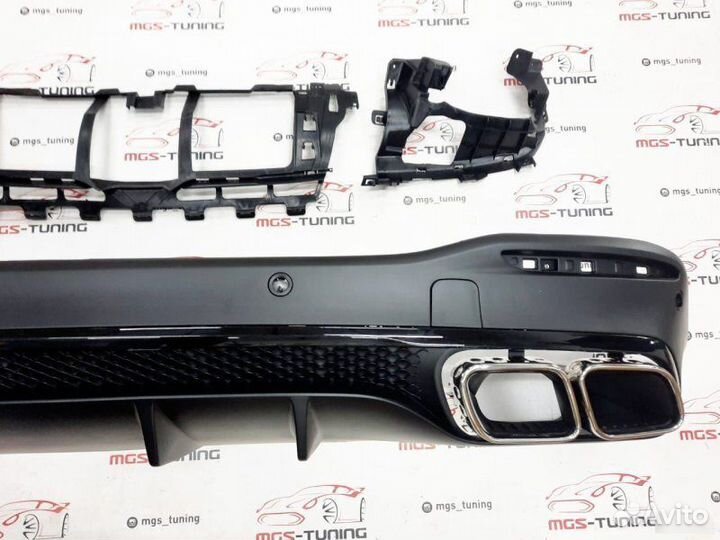 Диффузор с Chrome насадками 63 на GLS-Class X167