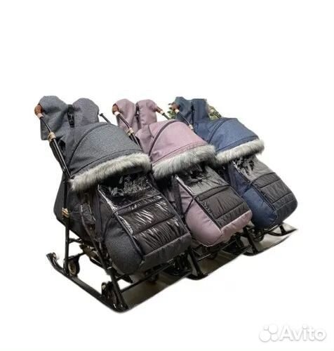 Санки коляска galaxy Glory Gloss