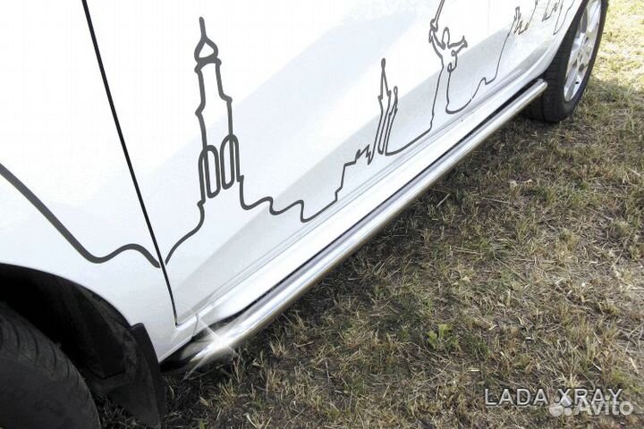 Защита порогов LADA xray