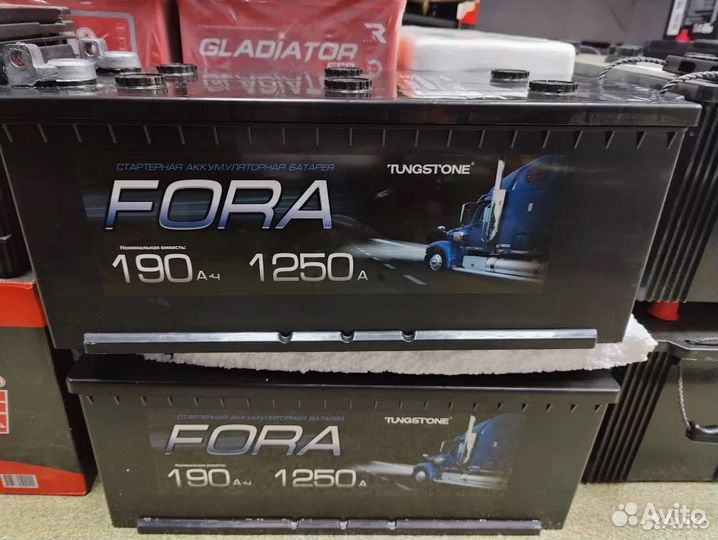 Акб 190Ач Fora-S (Tungstone) клеммы под болт