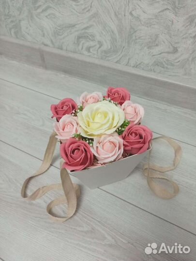 Букет из мыльных роз учителю,воспитателю