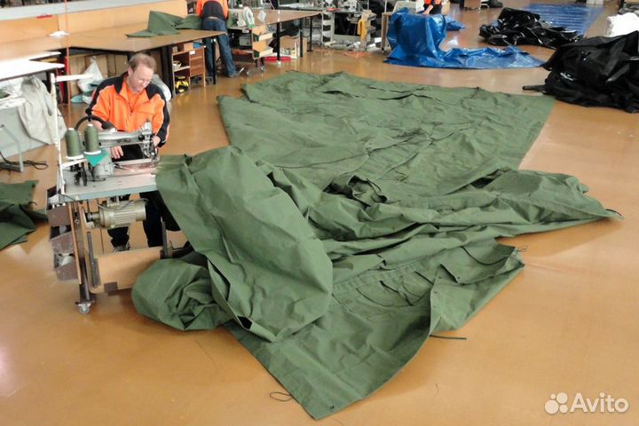 Брезентовая штора в наличии и изготовление, пошив