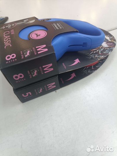 Поводок рулетка для собак flexi