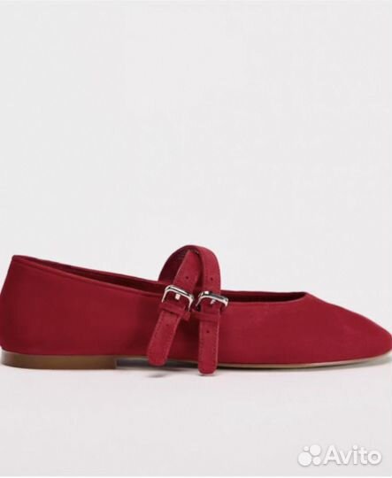 Балетки красные Zara
